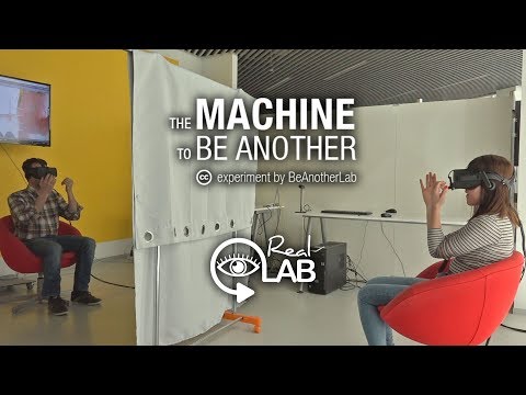 The machine to be another by BeAnotherLab. Montaje RealLab