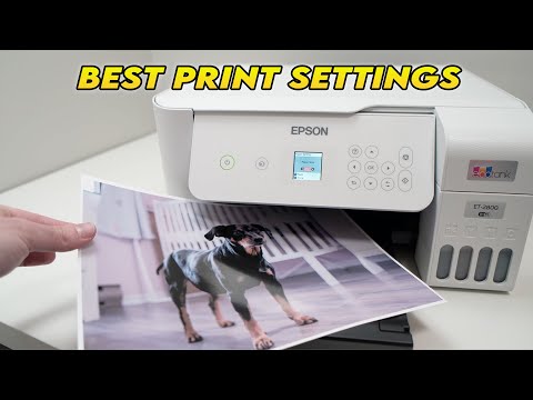 Best Settings to Print Photos With Epson EcoTank Printer
