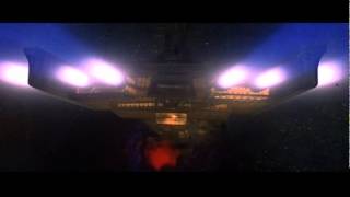 The Black Hole 1979 -- USS Cygnus With Theme Music