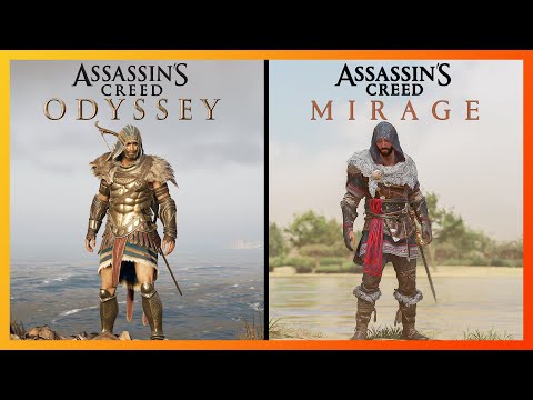 Assassin's Creed Odyssey vs Mirage - Physics and Details Comparison