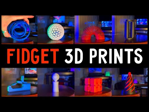 Top 12 FIDGET TOYS to 3D Print