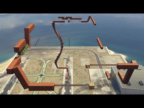 100.000% IMPOSIBLE!! PARKOUR DIFICIL!! - Gameplay GTA 5 Online Funny Moments (Carrera GTA V PS4)