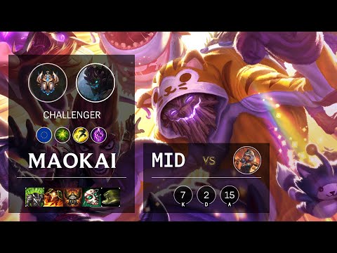 Maokai Mid vs Qiyana - EUW Challenger Patch 10.15