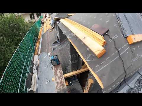 Kragengebinde decken - Teil 60 - Altdeutsche Deckung- Schieferdach Halle