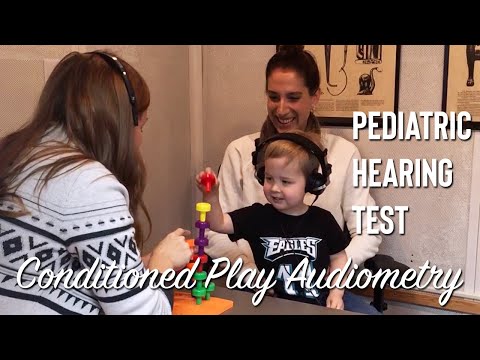Pediatric Hearing Test - Conditioned Play Audiometry with Rex
