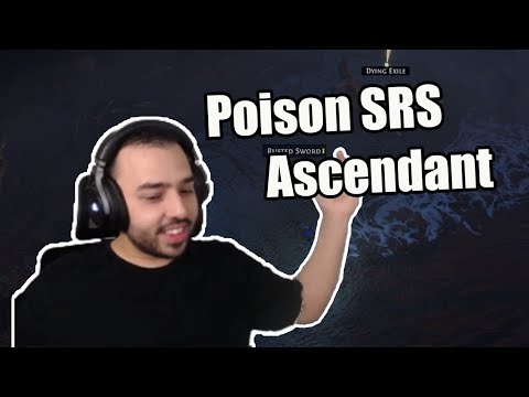 Revealing my new IMMORTAL Ascendant SRS Poison build in Path of Exile Sanctum