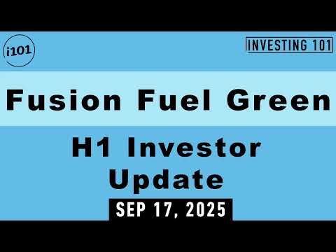 Fusion Fuel Green H1 Investor Update | Sep 17, 2025