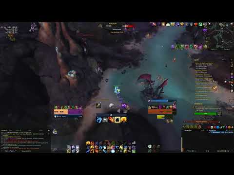 Alliance Shaman trolling Horde DK in Nazjatar