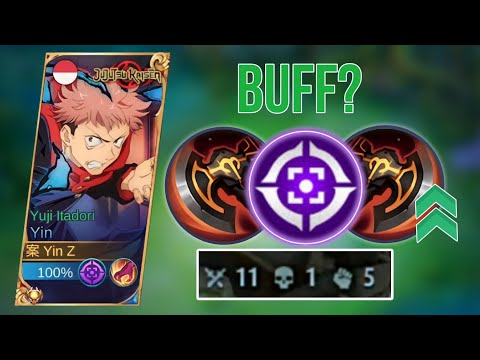 YIN BUILD WAR AXE IS BACK!! HABIS DI BUFF BUILD INI JADI OP PARAH😱 | YIN MOBILE LEGENDS