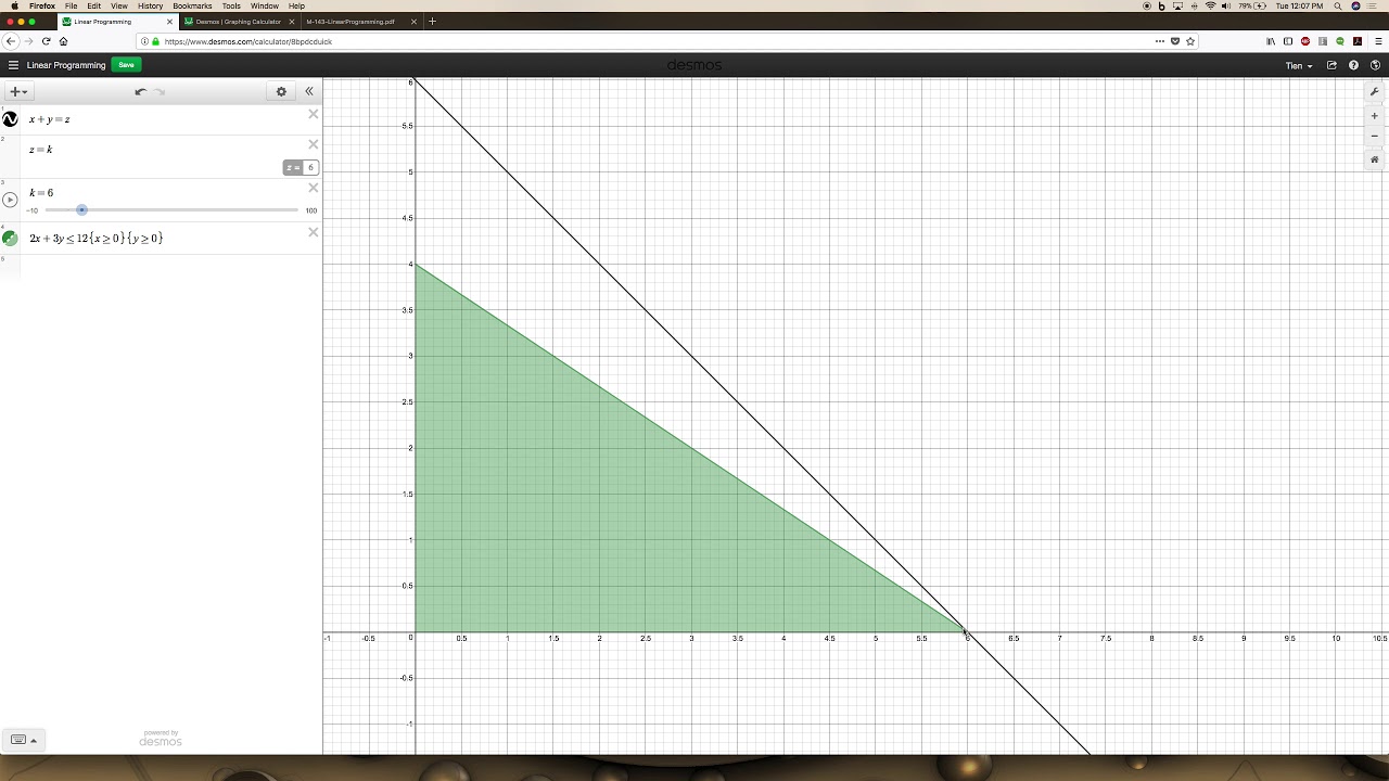 Finite Mathematics - Linear Programming
