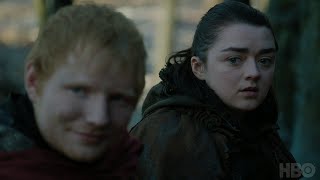 Game of Thrones: Season 7 Episode 1 Clip: Arya and Ed Sheeran (HBO)