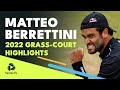 Matteo Berrettini's 2022 Grass-Court Highlights