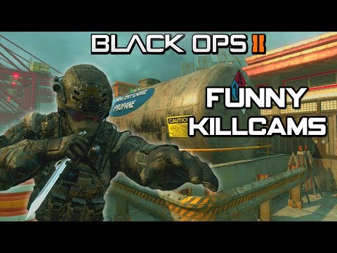 Black Ops 2 Funny Killcams - Stun Impact, HOT Grenade, Trickshots (BO2 Throwback)
