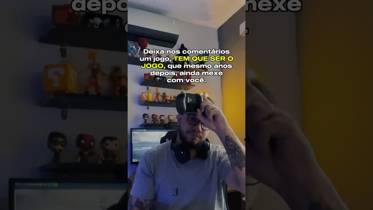 Deixa nos comentários o jogo que até hoje mexe com vocês. #shorts