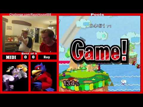 Midi (Sheik) vs. Ray (Falco) - Round Robin #008