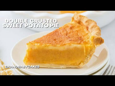 This Double Crusted Sweet Potato Pie will make you the star of the whole holiday.