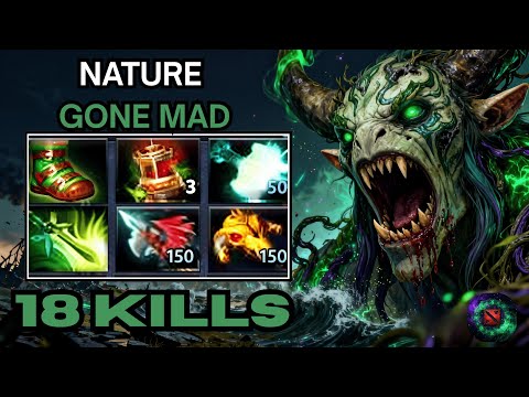 Dota 2 Furion 18 Kills Mid Lane Domination | Nature’s Prophet Insane Carry Gameplay
