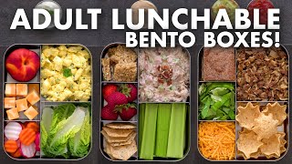 Bento Box Lunch Ideas for Work & School – Adult LUNCHABLES!