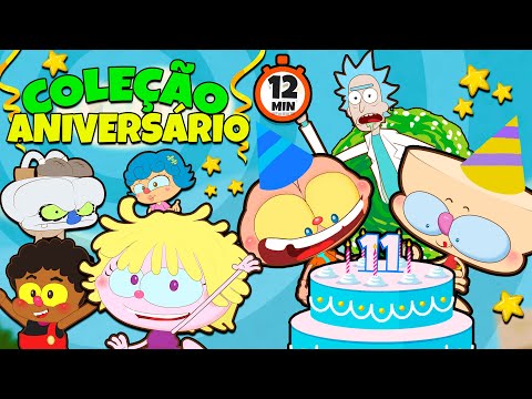 Capa de Mongo e Drongo COLEÇÃO ANIVERSÁRIO - episódios de Aniversário