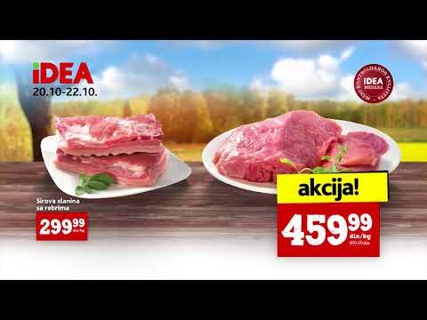 Idea vikend akcija od 20.-22.10.2017.