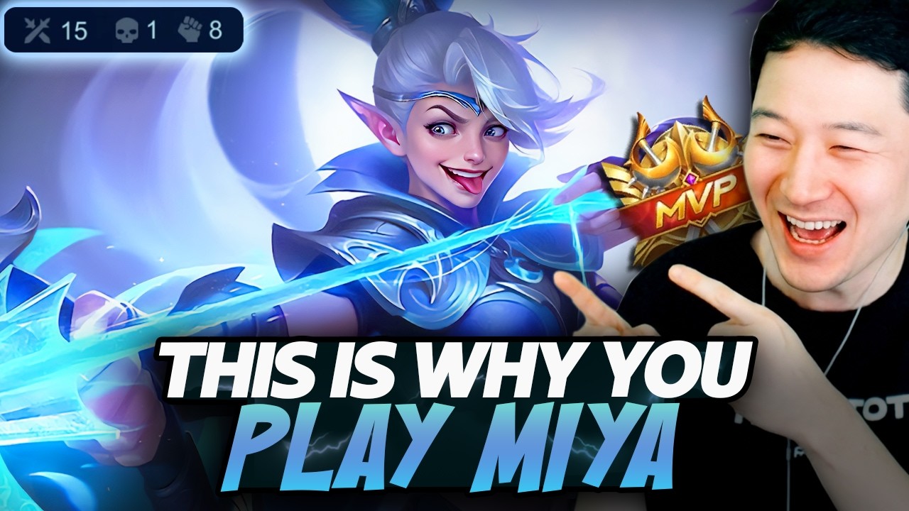 Troll? No, I play Miya hard carry :D  Mobile Legends SOLO QUEUE RANK