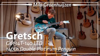 Video thumbnail for Gretsch G6134T-140 LTD 140th Double Platinum Penguin played by Milo Groenhuijzen | Demo by TFOA Demos