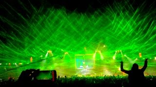 Tomorrowland Brasil 2015 (4K): Laser Show ~ Hardwell - Don&#39;t Stop the Madness