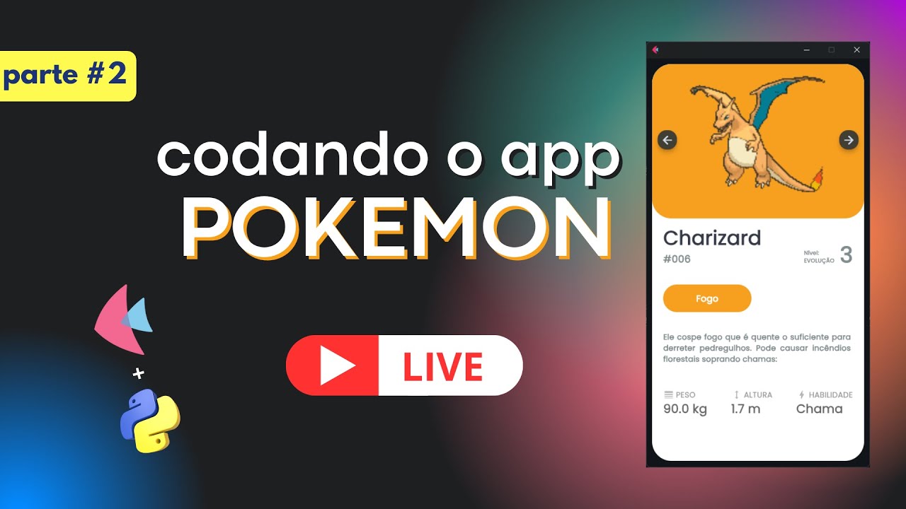 Live coding - codando o app Pokemon - Parte 2
