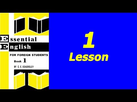 Lesson 1 (Book 1) | Essential English