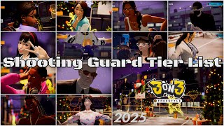 [3on3 Freestyle] 2025 SHOOTING GUARD TIER LIST
