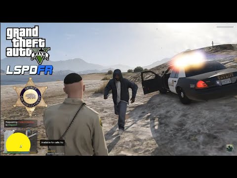GTA V - LSPDFR 0.4.6 - LSSD/LASD - Sandy Shores Patrol/Person With A Knife/Pursuit - 4K