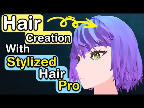 The BEST Stylized Hair Tool for Blender? Stylized Hair Pro Full Guide + Workflow