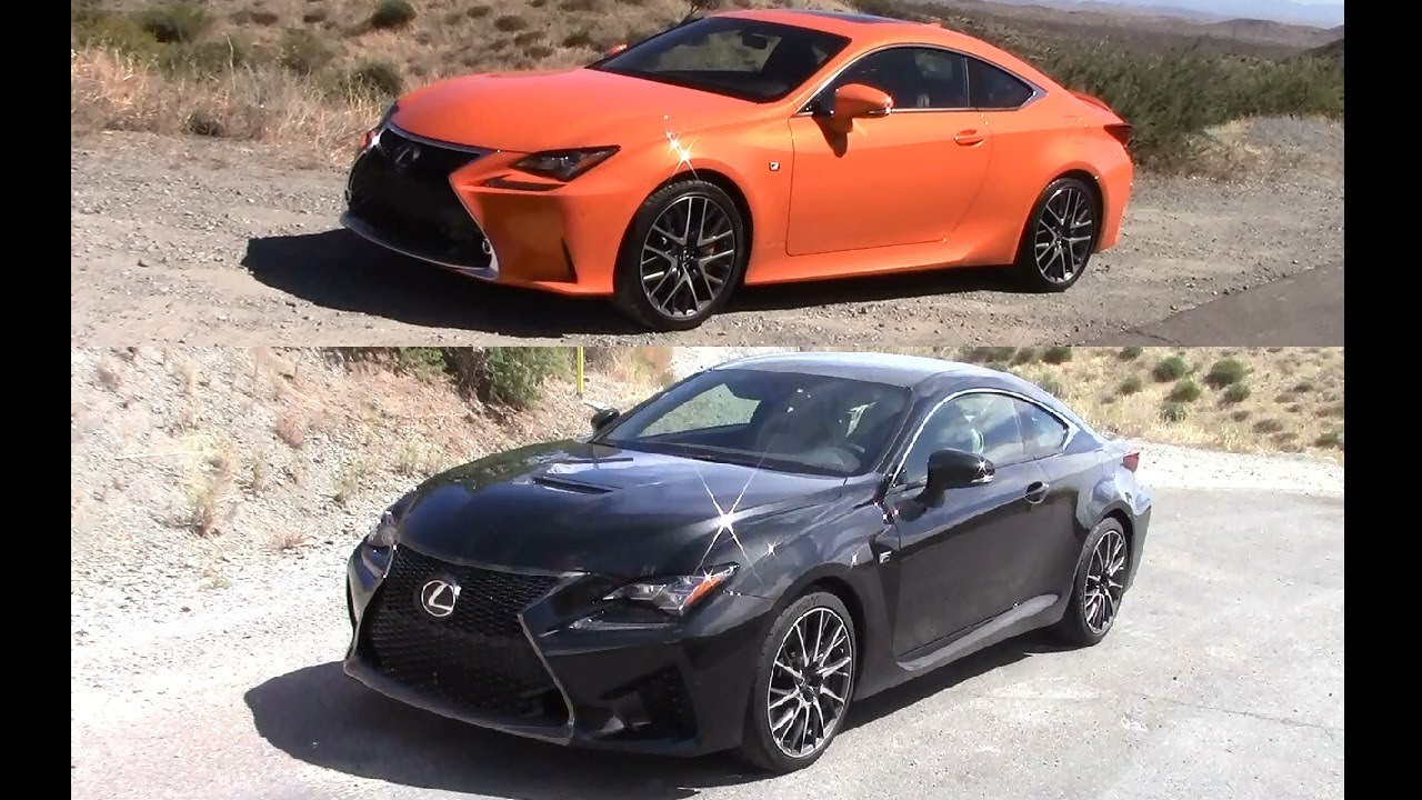 2017 Lexus RC-200t vs Lexus RC-F V8 Road Test