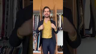 ¿Que camisas combina con TRAJE AZUL MARINO/NEGRO Para Hombres