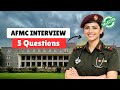 5 Questions That Decide Your Selection AFMC 2026 Interview