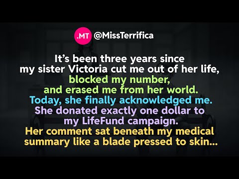 It’s been three years since my sister Victoria cut me out of her life, blocked my number...
