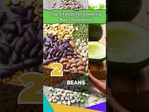 Top 5 Foods For Lowering Bad Cholesterol #shorts