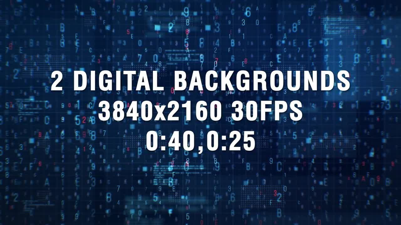 Digital Backgrounds Motion Graphics