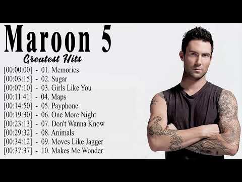 Maroon 5 Greatest Hits 2022 マルーン5のベストアルバム