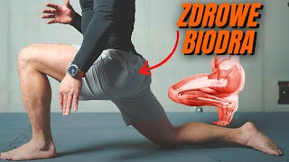 Rozciąganie zginaczy biodra (lunging stretch) — wideo