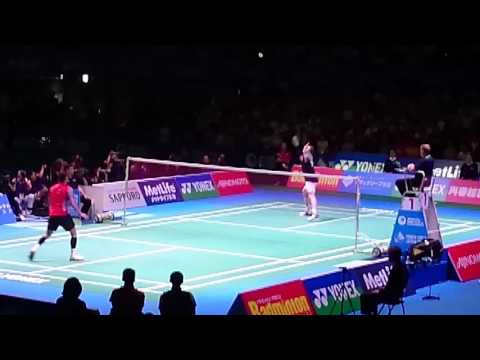 2015YONEX OPEN JAPAN Final Lin Dan VS Viktor Axelsen super rally