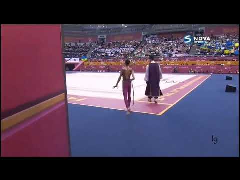 Khrystyna Pohranychna Hoop AA World RG Championships Baku 2019