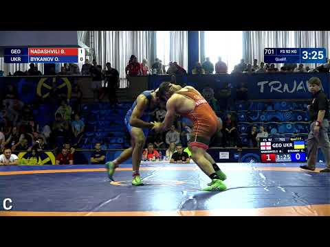 Qual. FS - 92 kg: B. NADASHVILI (GEO) v. O. BYKANOV (UKR)
