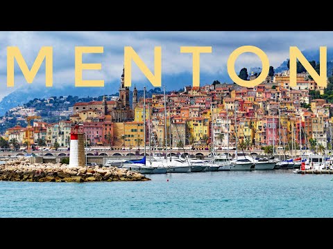 Menton 🇨🇵 | Capital of 🍋 | Côte d'Azur |France | Walking Tour | 4K | France Beach | Marina