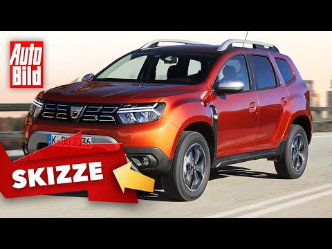 Dacia Duster Facelift (2021) | Frische-Kur für den Dacia Duster | Skizze