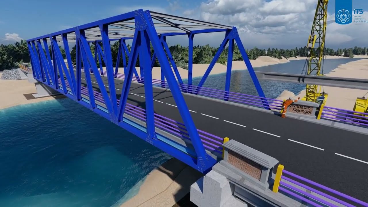 METODE ANIMASI PELAKSANAAN JEMBATAN RANGKA BAJA