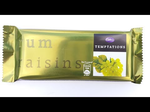 Cadbury Temptation rum Raising Opening With  Rhyme | डेयरी मिल्क चॉकलेट, कैडबरीडेयरी मिल्क चॉकलेट,