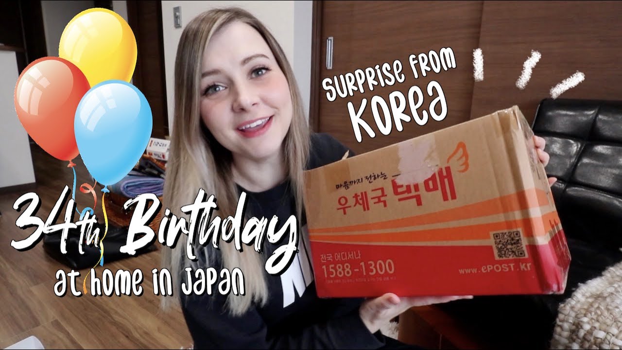 Turning 34 #athome Birthday in Japan