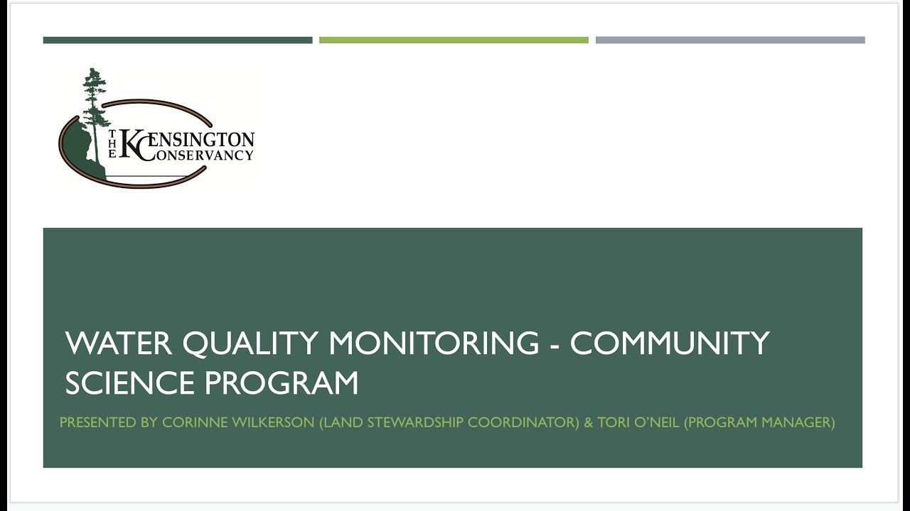TKC Water Quality Monitoring Webinar