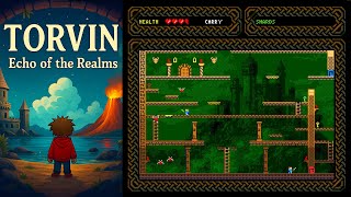 Gameplay of Torvin Echo of the Realms for the Spectrum Next (demo)